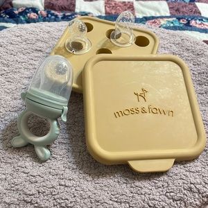 Moss & Fawn feeding set